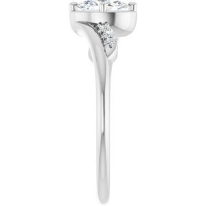 Continuum Sterling Silver 6x4 mm Oval Ring Mounting – image 7