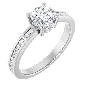 Platinum 5.8 mm Round Ring Mounting