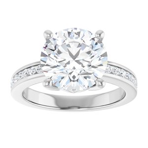 Continuum Sterling Silver 10 mm Round Ring Mounting – image 5