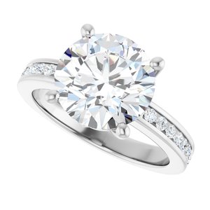Continuum Sterling Silver 10 mm Round Ring Mounting – image 8