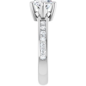 Sterling Silver 14x7 mm Marquise Ring Mounting – image 7