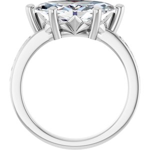 Sterling Silver 14x7 mm Marquise Ring Mounting – image 3