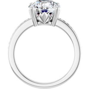 Platinum 9.4 mm Round Ring Mounting – image 3