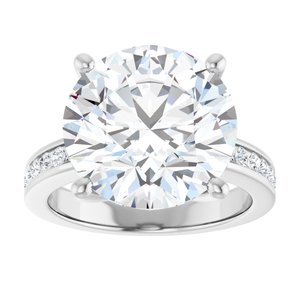 Continuum Sterling Silver 13 mm Round Ring Mounting – image 5