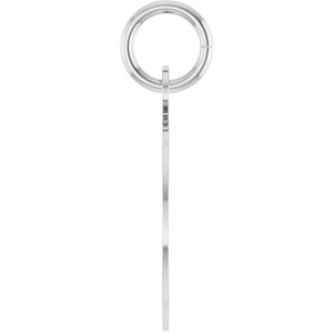 Sterling Silver Engravable Disc Pendant – image 3
