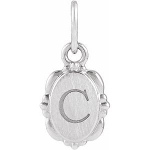 Sterling Silver Vintage-Inspired Pendant – image 4