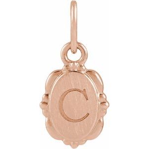 14K Rose Gold Vintage-Inspired Pendant – image 4