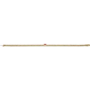 14K Yellow Gold 2 3/4 CTW Lab-Grown Ruby & Lab-Grown Diamond 7" Bracelet – image 4
