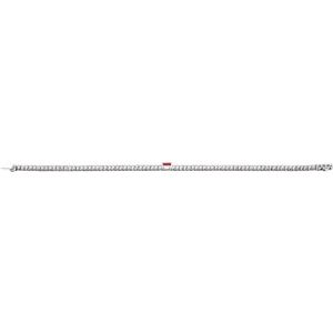 Sterling Silver 2 3/4 CTW Lab-Grown Ruby & Lab-Grown Diamond 7" Bracelet – image 4