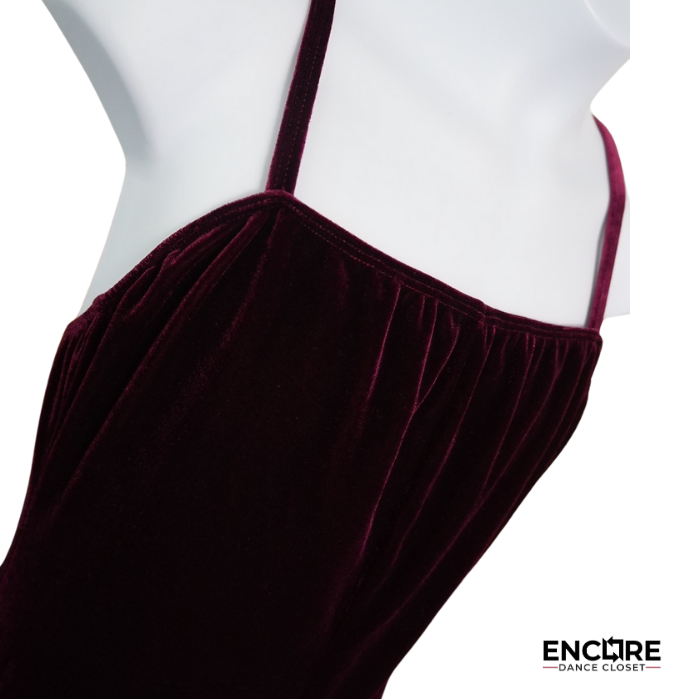 Burgundy Flow Unitard