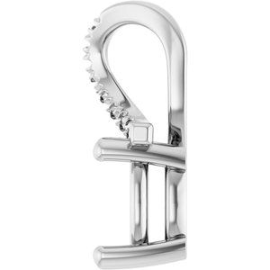 Platinum 7.5x7.5 mm Cushion Pendant Mounting – image 6