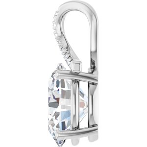 Continuum Sterling Silver 13x11 mm Oval Pendant Mounting – image 5