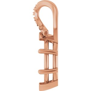 10K Rose Gold 12x6 mm Marquise Pendant Mounting – image 6