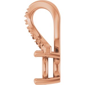 14K Rose Gold 5.8 mm Round Pendant Mounting – image 6