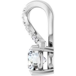 Platinum 5.8 mm Round Pendant Mounting – image 5