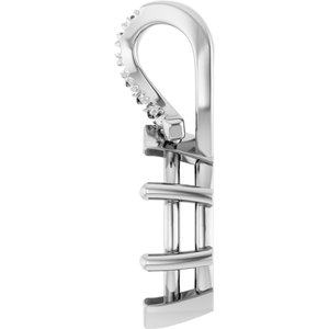 14K X1 White Gold 10x5 mm Marquise Pendant Mounting – image 6