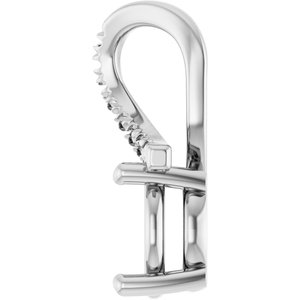 Continuum Sterling Silver 8 mm Round Pendant Mounting – image 6
