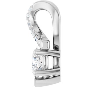 Continuum Sterling Silver 4.5x3 mm Pear Pendant Mounting – image 5