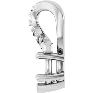 14K White Gold 4.5x3 mm Pear Pendant Mounting – image 6