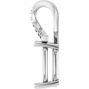 Sterling Silver 11x9 mm Elongated Cushion Pendant Mounting – image 6