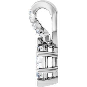 Platinum 6x3 mm Marquise Pendant Mounting – image 5