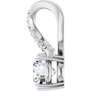 Platinum 6 mm Round Pendant Mounting – image 5