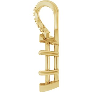 10K Yellow Gold 11x5.5 mm Marquise Pendant Mounting – image 6
