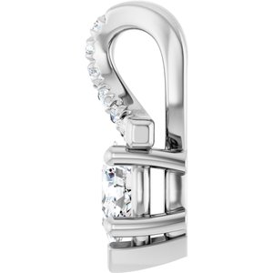 Continuum Sterling Silver 5x3 mm Pear Pendant Mounting – image 5