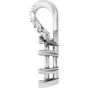 18K White Gold 8x4.5 mm Marquise Pendant Mounting – image 6