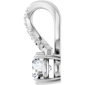 Continuum Sterling Silver 5.2 mm Round Pendant Mounting – image 5