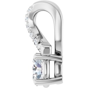 Sterling Silver 4x3 mm Oval Pendant Mounting – image 5