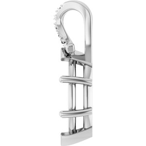 Platinum 14x7 mm Marquise Pendant Mounting – image 6