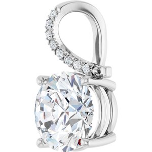 Continuum Sterling Silver 11 mm Round Pendant Mounting – image 3