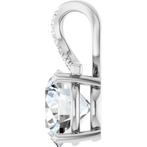 Platinum 11 mm Round Pendant Mounting – image 5