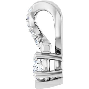 Sterling Silver 4x3 mm Pear Pendant Mounting – image 5