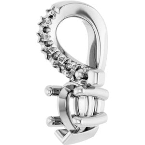 Continuum Sterling Silver 4x3 mm Pear Pendant Mounting – image 4