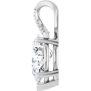 Continuum Sterling Silver 14x9 mm Pear Pendant Mounting – image 5