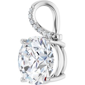 Continuum Sterling Silver 14 mm Round Pendant Mounting – image 3