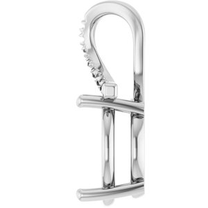 Sterling Silver 14 mm Round Pendant Mounting – image 6