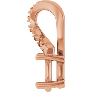 10K Rose Gold 5x3.5 mm Oval Pendant Mounting – image 6