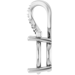 Continuum Sterling Silver 12 mm Round Pendant Mounting – image 6