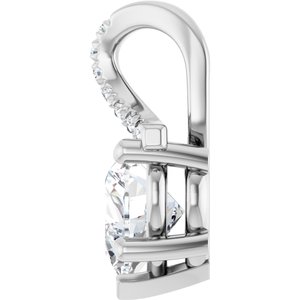 Continuum Sterling Silver 7x7 mm Heart Pendant Mounting – image 5