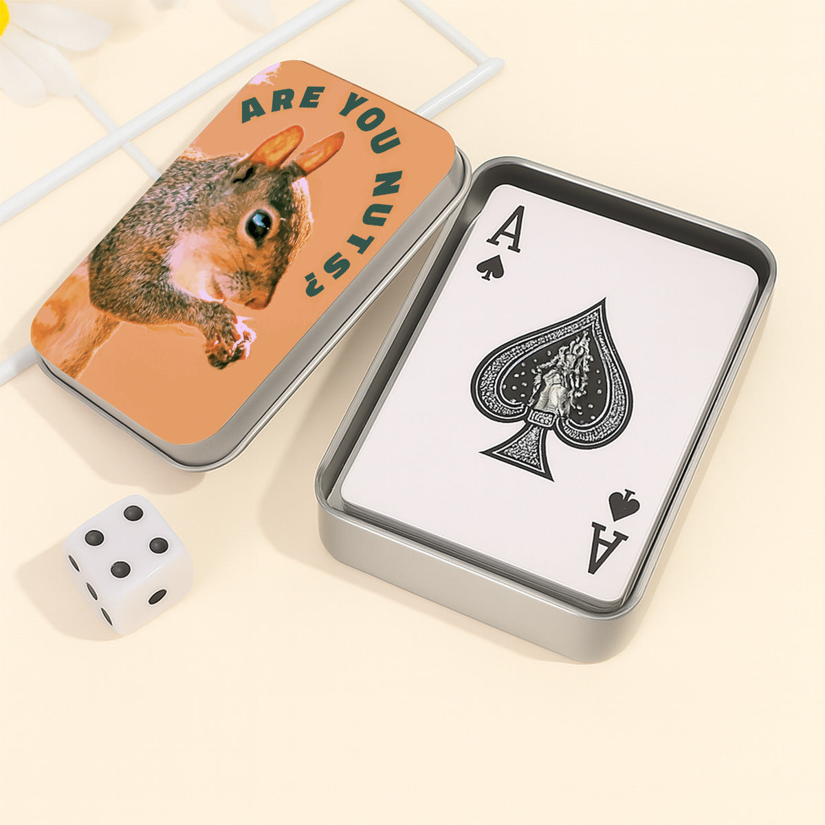 Are You Nuts? Squirrel Custom Playing Cards