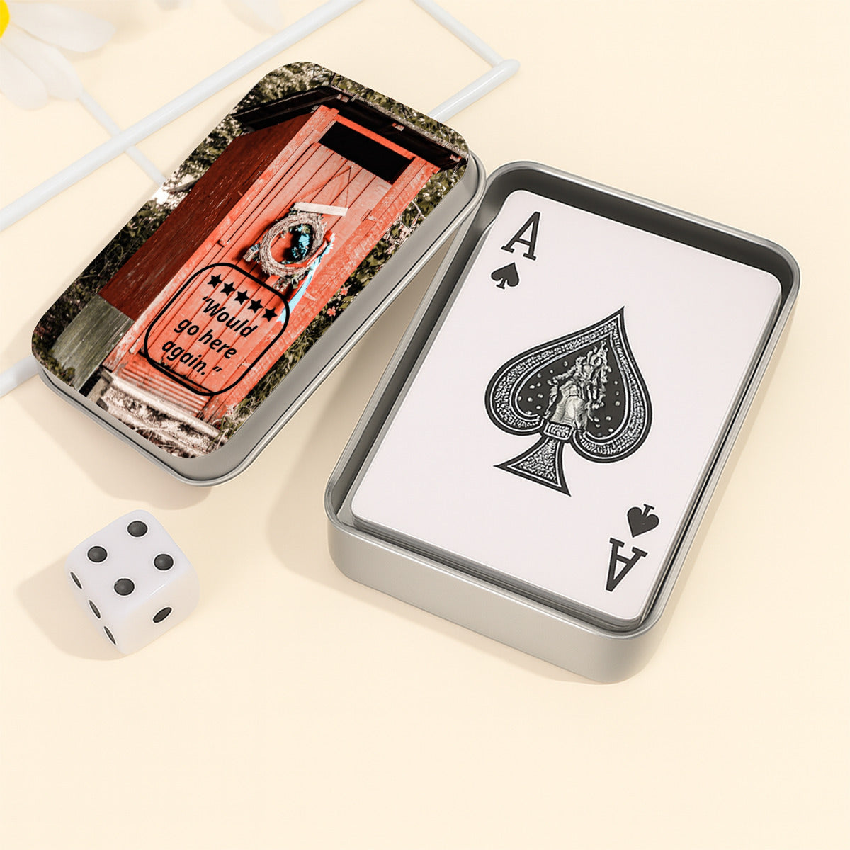 5 Star Rated Outhouse Custom Playing Cards