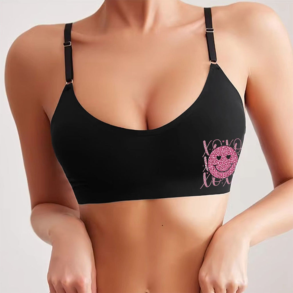 Women's XO's Pink Face Valentine's Day Seamless Underwear (Made in the USA)