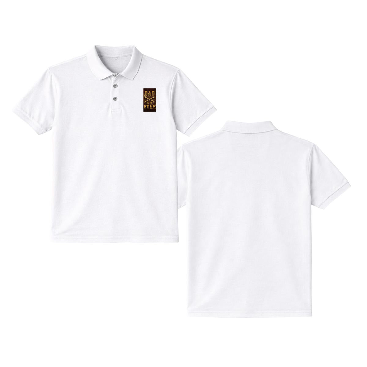 Dad to the Bone Adult Polo Jersey Shirt | Gildan 8800
