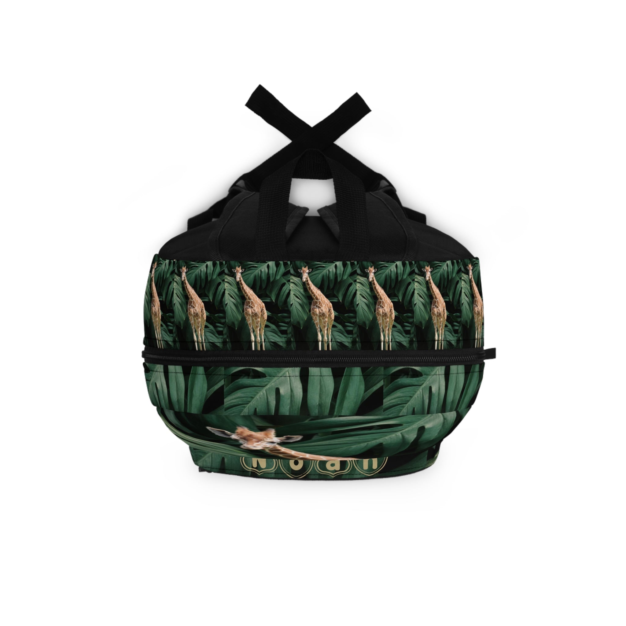 Giraffe Jungle Print Backpack | I Love Giraffes | Personalized Name