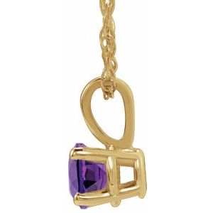 Youth Birthstone Necklace or Pendant
