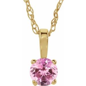 Youth Birthstone Necklace or Pendant