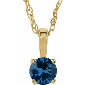 Youth Birthstone Necklace or Pendant